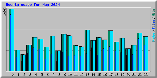 Hourly usage for May 2024