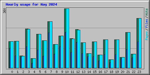 Hourly usage for May 2024