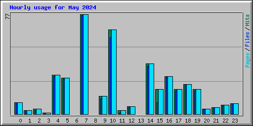 Hourly usage for May 2024